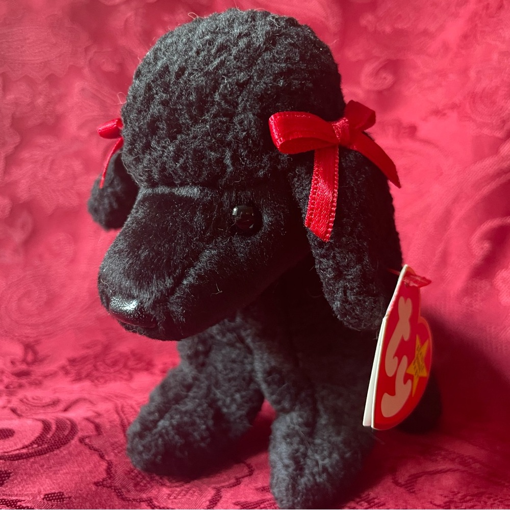 Vintage Ty Beanie Baby GiGi Poodle Hang Tag 1997 Tush Tag 1998 Mint Condition - Picture 3 of 9